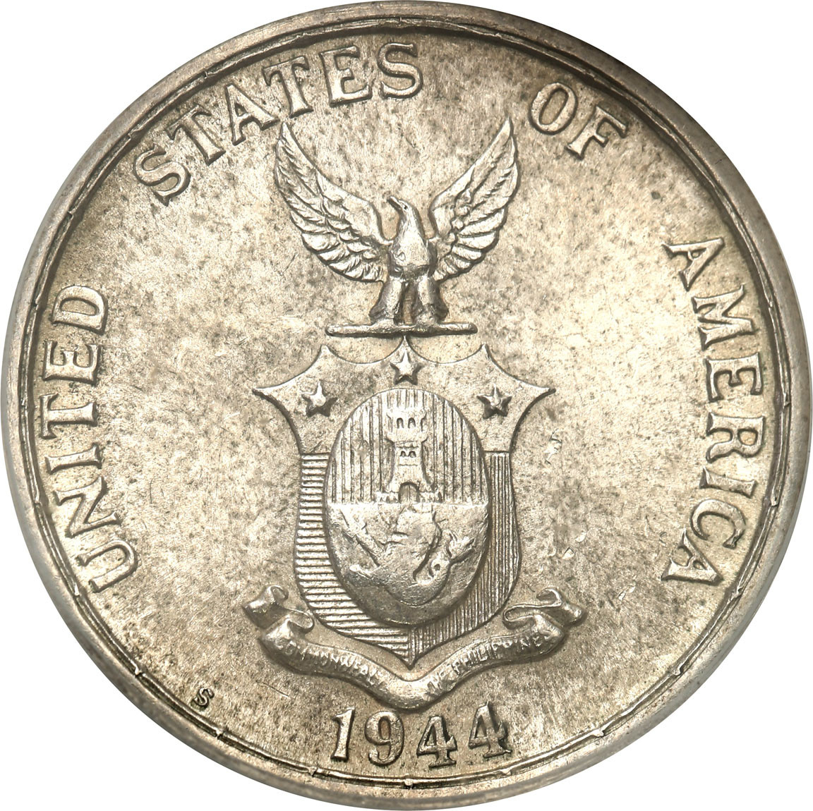 Filipiny - pod zwierzchnictwem USA. 1/2 dolara (50 centów) 1944, San Francisco ICG MS64